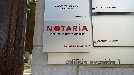 NOTARIA Vicente Sorribes Gisbert