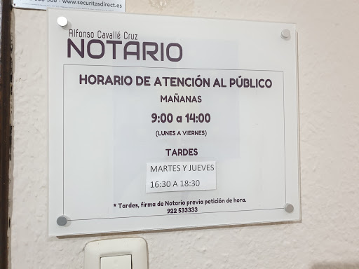 Notaria D. Alfonso Cavalle Cruz