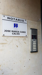 Notaría José Mª Cano Calvo