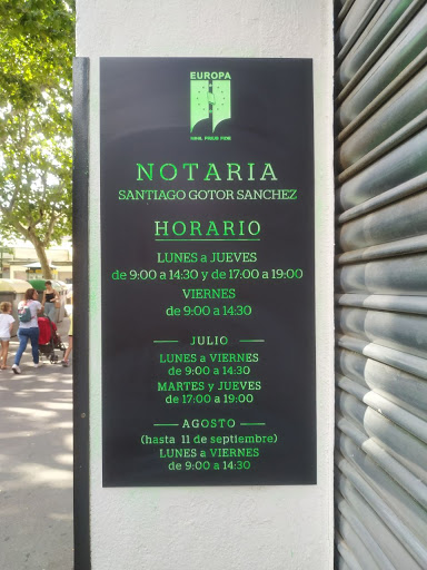 Notaria Santiago Gotor Sánchez